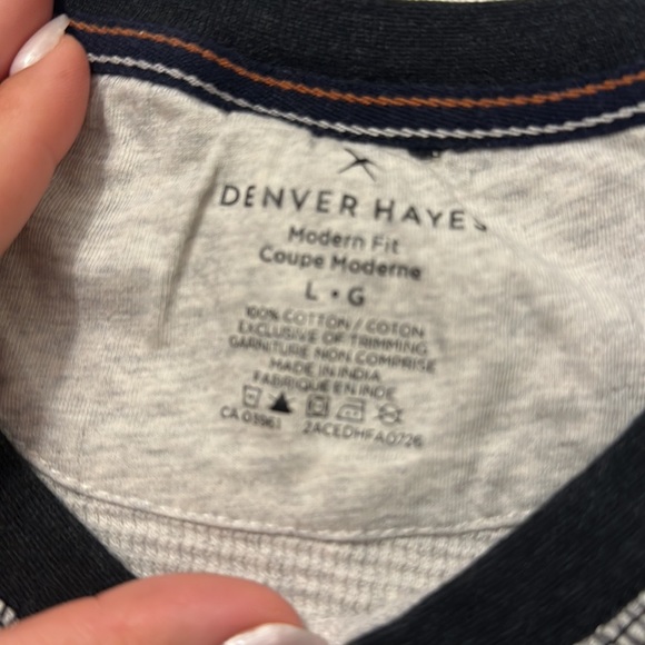 Grey and black baseball long sleeve - Picture 3 of 3